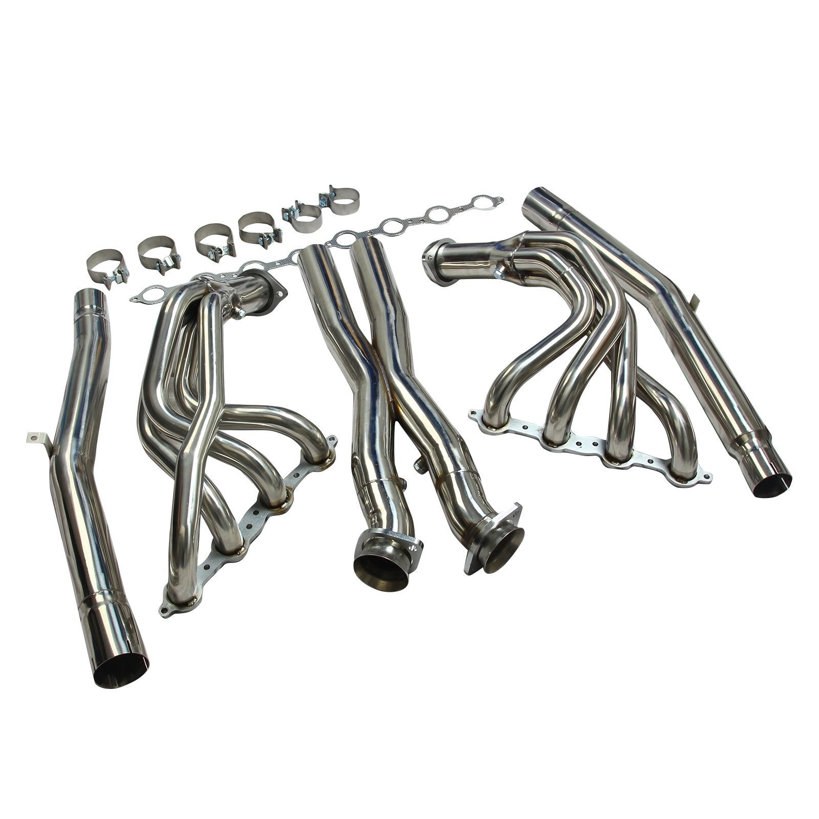 Exhaust Header Fit For Corvette 2005-2013 C6 LS2 LS3