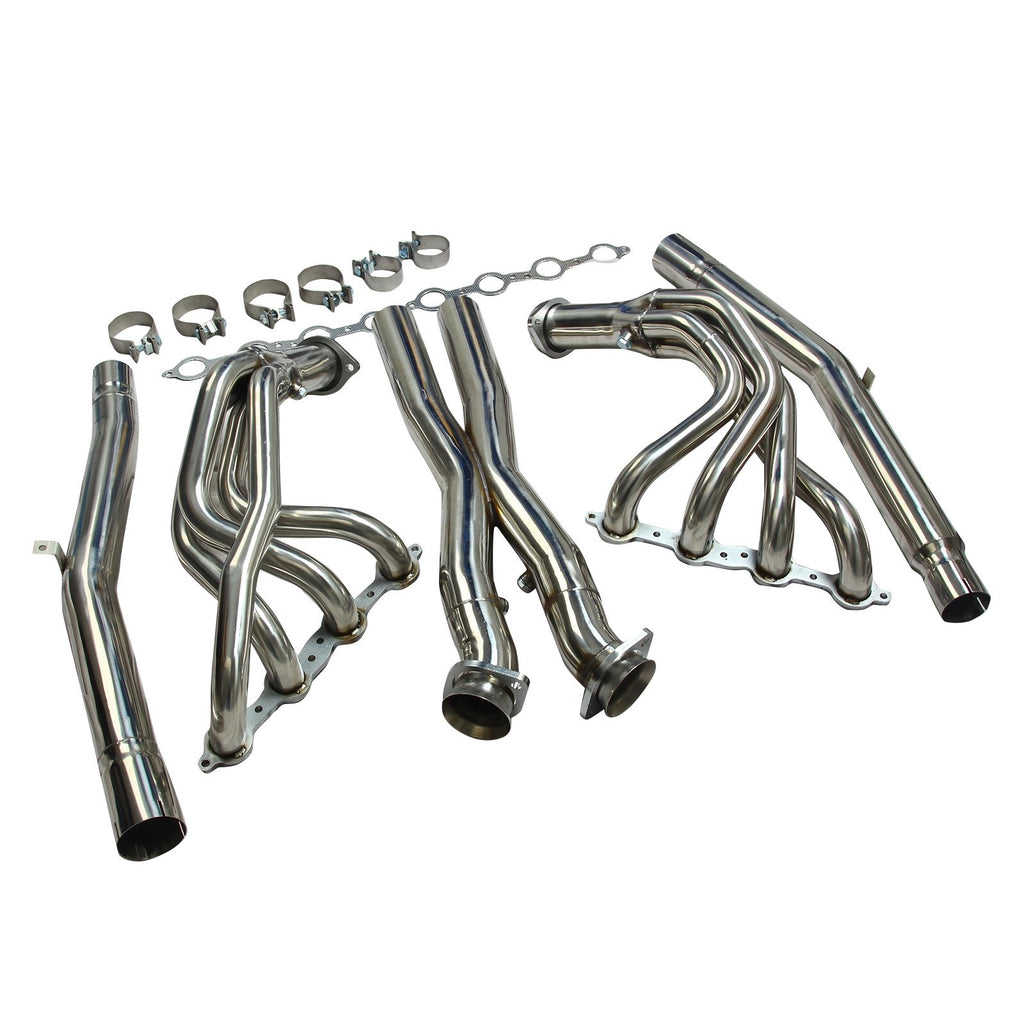 Exhaust Header Fit For Corvette 2005-2013 C6 LS2 LS3