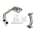 Exhaust Header For 08-14 S.ubaru Impreza WRX STi GE GH GR GV 2.0L  2.5L EJ20  EJ25 H4