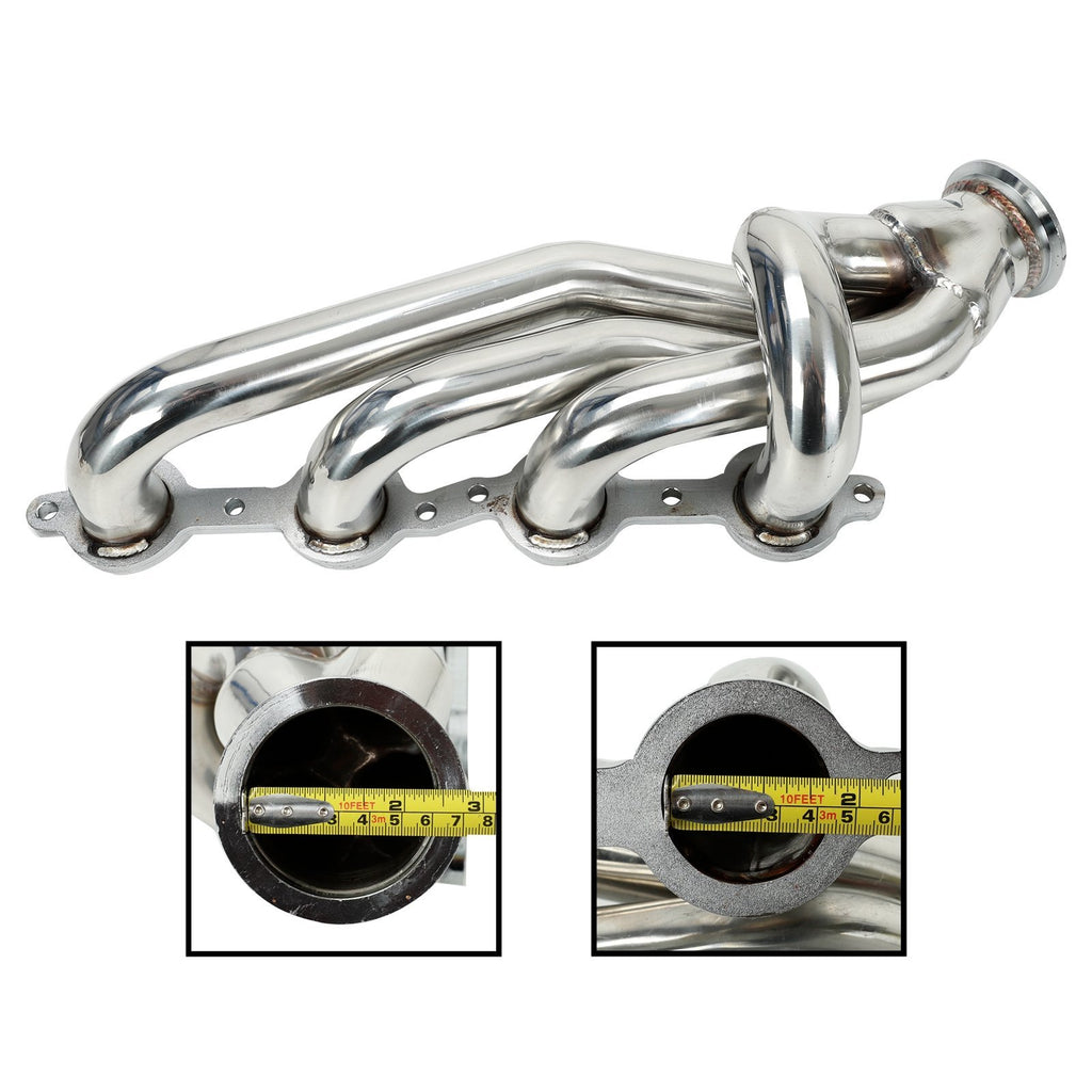 Exhaust Header For LS Swap S10 LS1 LS2 LS3 LS6 Bel Air Camaro Nova