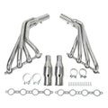 Long Tube Stainless Header Exhaust Manifold For 10-15 Chevy Camaro SS LS3 6.2 V8