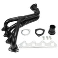 Black Exhaust Header For S,uzuki 89-94 Geo Tracker 1.6L 85-95 Samurai 1.3L 89-94 Sidekick 1.6L