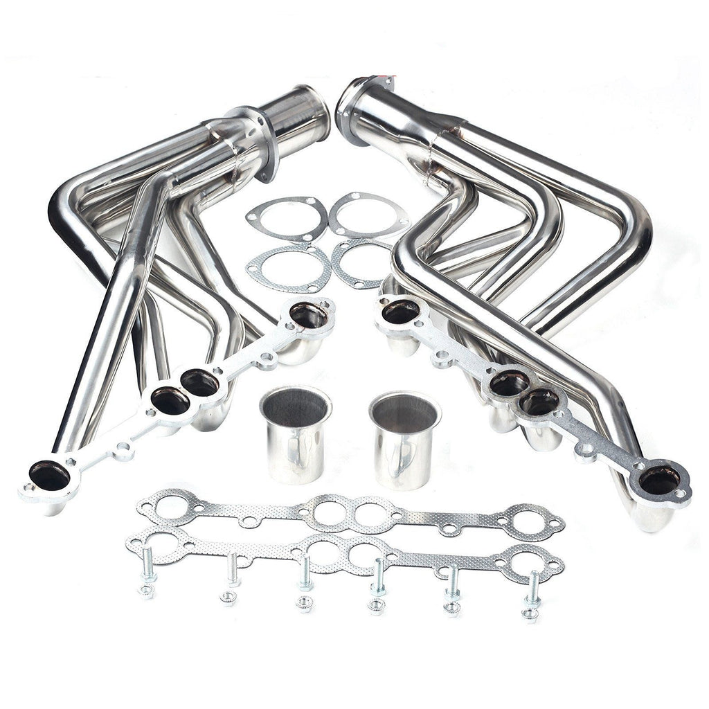 Exhaust Manifold Header For Chevy GMC 73-85 Small Block Long Tube 1-5-8