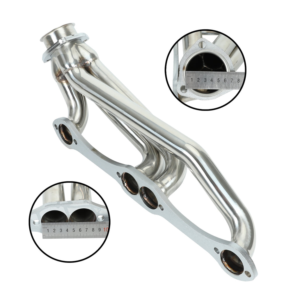 Exhaust Header For Chevy Small Block Blazer S10 S15 2WD 283,302,305,307,327,350,400